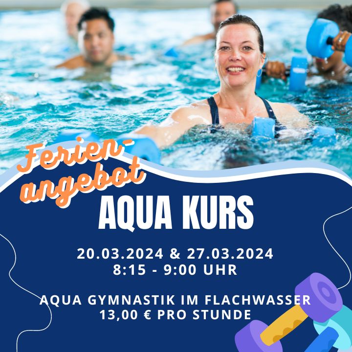 Frau macht Aqua Fitness